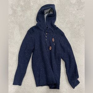 Prana Wool Sweater w Hood